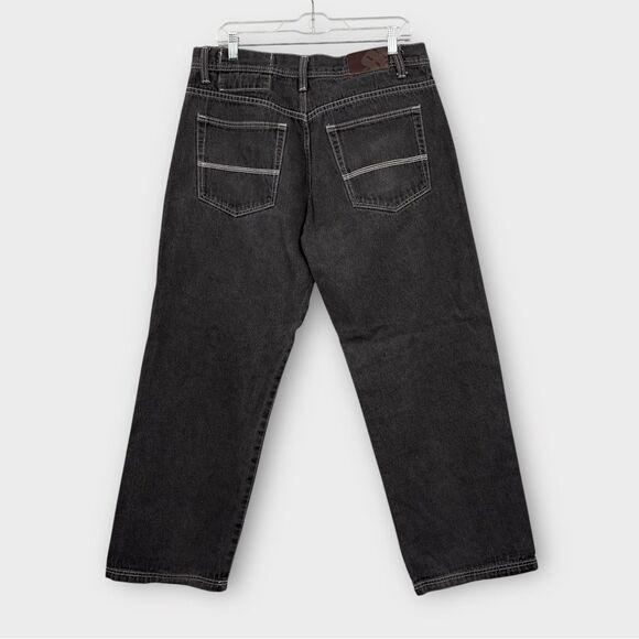 Rural King RK Denim Rugged Straight Leg Work Jeans in Washed Black Size 36 x 32 - Picture 5 of 6